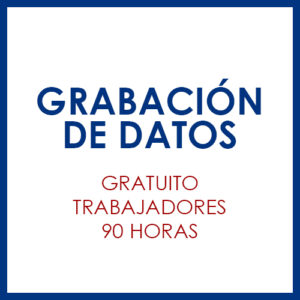 Grabación de datos