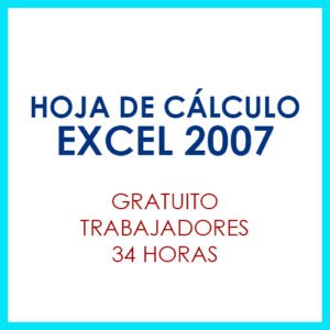 Hoja de cálculo Excel 2007